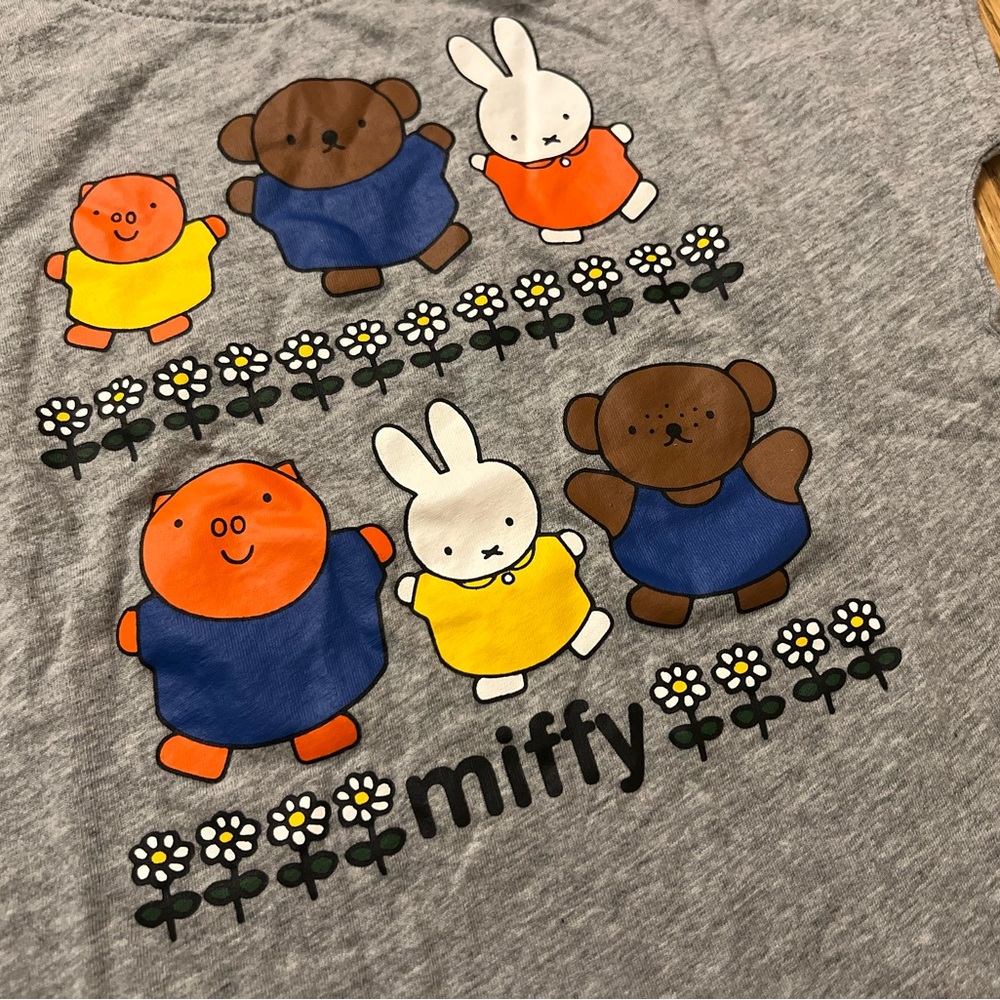 Miffy Nijntje Uniqlo Graphic T-Shirt Toddler Size 3-4 - New With Tags